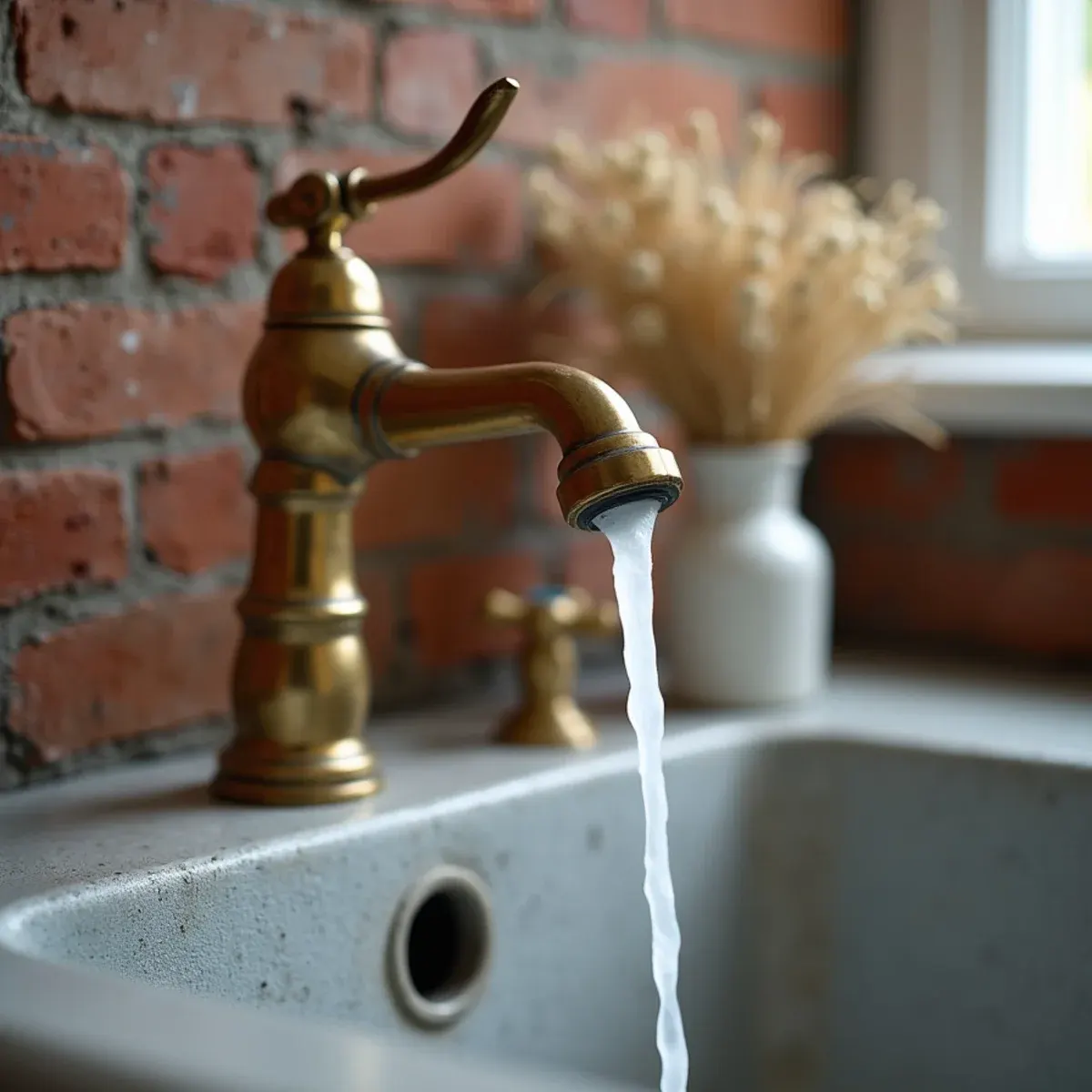 Opening lowest laundry sink faucet to relieve residual trapped pipe pressure